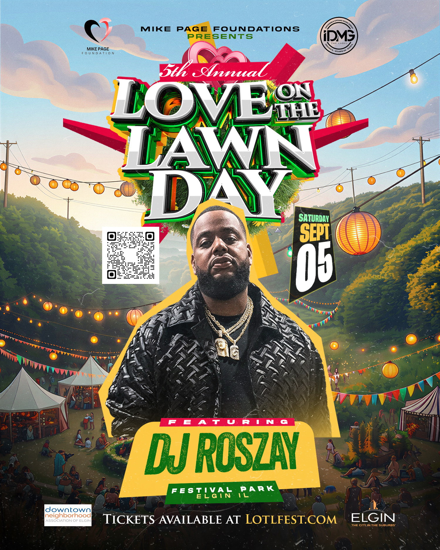 DJ Roszay at Love On The Lawn Day 2026